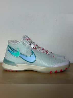 Nike LeBron NXXT Genisus White Aegean Storm Sneakers HF0712-101 Men’s Size 11